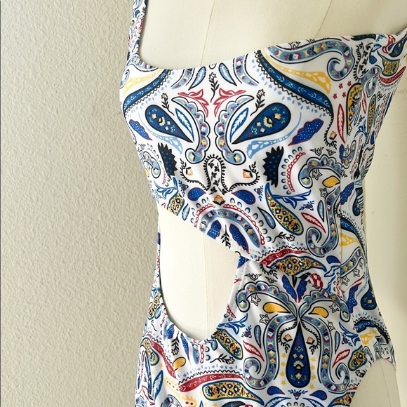 NWT Onia Paisley One Piece Bathing Suit - Picture 3 of 6